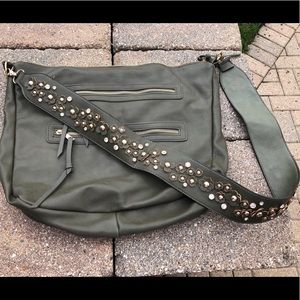 Studded Guitar Strap Crossbody Purse